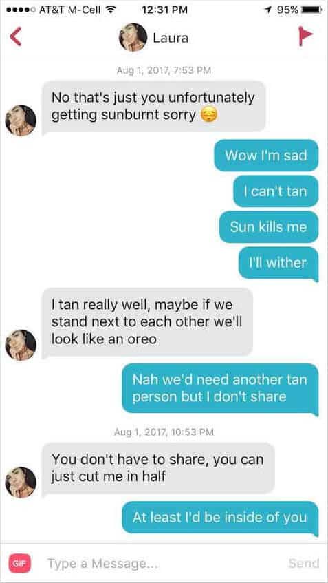 funny pick up lines for online dating